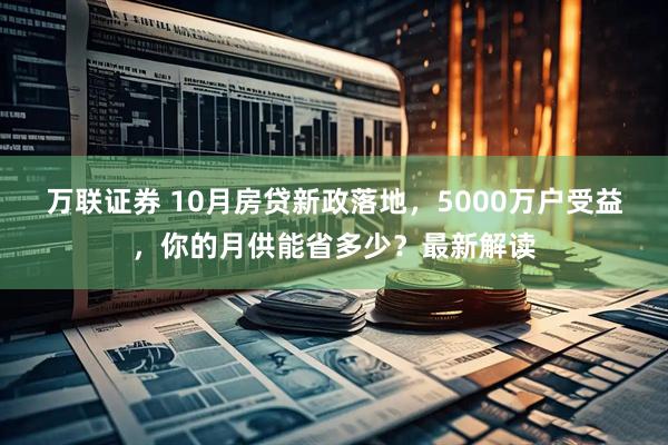 万联证券 10月房贷新政落地，5000万户受益，你的月供能省多少？最新解读